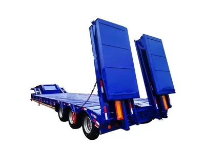 3-Achser 70 Tonnen abnehmbarer Schwanenhals-Tiefbettanhänger